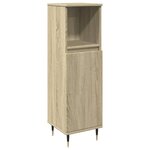 vidaXL Ensemble de meubles de salle de bain 3 Pièces chêne sonoma