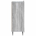 vidaXL Buffet Sonoma gris 34 5 x 33 x 92 cm Bois d'ingénierie