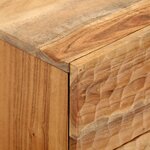 vidaXL Tables de chevet 2 Pièces 40x33x46 cm Bois d'acacia massif