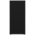 vidaXL Classeur Noir 46x62x133 cm Acier
