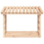 vidaXL Support pour bois de chauffage 108x64 5x78 cm Bois de pin