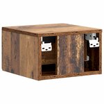 vidaXL Cabinet de chevet mural Bois ancien 34 5 x 33 x 20 cm