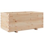vidaXL Jardinière 110x60x49 5 cm bois de pin massif