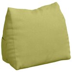 vidaXL Coussin de Dos Vert clair 60 x 20 x 50 cm tissu