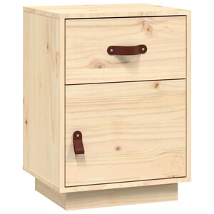 vidaXL Table de chevet 40x34x55 cm Bois de pin solide