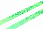 Masking Tape MT FAB métallisé script vert - script green