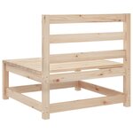 vidaXL Salon de jardin 8 Pièces bois de pin massif