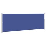 vidaXL Auvent latéral rétractable 160 x 500 cm Bleu