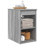 vidaXL Meuble de Salle de Bain In-between Sonoma gris 30 x 41 x 50 cm