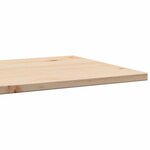 vidaXL Dessus de table 50x50x1 7 cm carré bois de pin massif