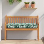 vidaXL Coussin pour assise / dossier de palette Floral Motif de feuille