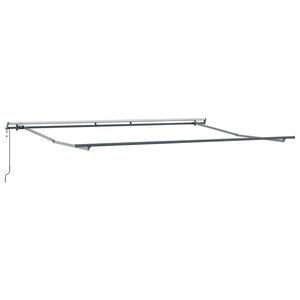 vidaXL Auvent Anthracite 4 5 × 3 m Métal