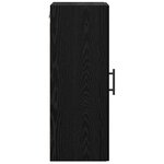 vidaXL Meuble mural Chêne noir 34 5 x 34 x 90 cm Bois d'ingénierie