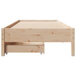 vidaXL Cadre de lit sans matelas 90x190 cm bois de pin massif
