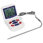 Thermomètre professionnel de four électronique - hygiplas -  - acier inoxydable