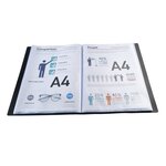 Protège-documents en polypropylène souple OPAK 200 vues - A4 - Noir x 8 EXACOMPTA