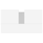 vidaXL Armoire de salle de bain blanc 58x33x60 cm bois d'ingénierie