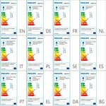 Philips plafonnier led myliving suede blanc 20 w 318023116