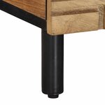 vidaXL Table basse marron 80x50x40 cm bois de manguier massif