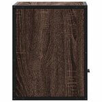 vidaXL Table de chevet murale chêne marron 40x31x39 5 cm