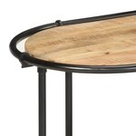 vidaXL Meuble TV 100x42x40 cm bois massif de manguier brut