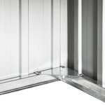 vidaXL Abri pour robot de jardin 92x97x63 cm Acier galvanisé Marron