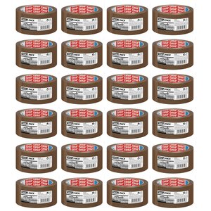 Adhésif d'emballage PP tesapack 66m x 50mm Marron x 24 TESA