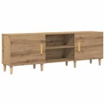 vidaXL Meuble TV chêne artisanal 150 x 30 x 50 cm Bois d'ingénierie
