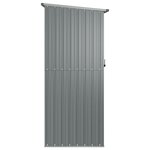 vidaXL Abri de jardin Gris 180 5x97x209 5 cm Acier galvanisé