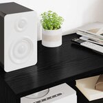 vidaXL Meuble TV Chêne noir 60 x 35 x 40 cm Bois d'ingénierie