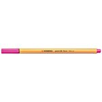 Stylo-Feutre POINT 88 Pointe Fine 0 4 mm Rose FLUO x 10 STABILO