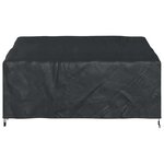 vidaXL Housse de banc de jardin Noir 185 x 85 x 65 / 94 cm Tissu 210D