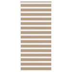 vidaXL Store zèbre marron sable largeur du tissu 95 9 cm polyester