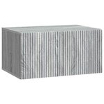 vidaXL Meuble TV mural Sonoma gris 59 5 x 41 x 30 cm Bois d'ingénierie