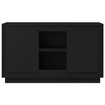 vidaXL Buffet Noir 102x35x60 cm bois d'ingénierie