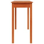 vidaXL Table console marron miel 110x40x75 cm bois massif de pin