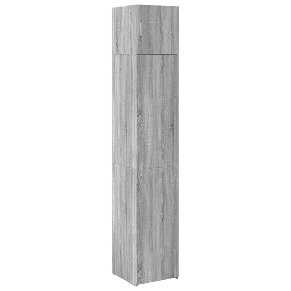 vidaXL Armoire de rangement mince sonoma gris 40x42 5x225 cm