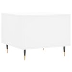 vidaXL Tables basses 2 Pièces blanc 50x50x40 cm bois d'ingénierie