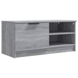 vidaXL Meuble TV Sonoma gris 80x35x36 5 cm Bois d'ingénierie