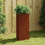 vidaXL Jardinière 40x34 5x75 cm acier corten