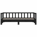 vidaXL Lit de jour et lit gigogne sans matelas 90x200 cm bois massif