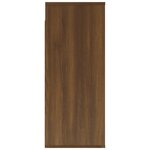 vidaXL Armoire murale Chêne marron 80x33x80 cm Bois d'ingénierie