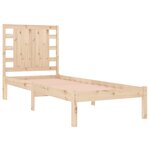 vidaXL Cadre de lit sans matelas 90x200 cm bois de pin massif
