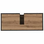 vidaXL Ensemble de mobilier de salle de bain 3 Pièces chêne artisanal