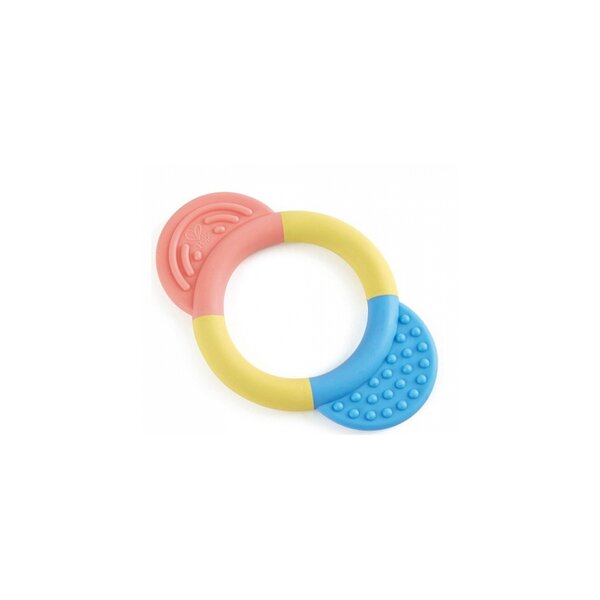 Hochet Teether Ring pastel