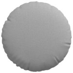 vidaXL Coussins de siège 2 pc Tissu Gris nuage Ø30 x 13 cm