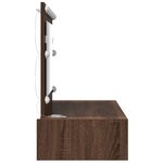 vidaXL Table de Toilette Marron 100 x 40 x 70 cm Bois d'ingénierie