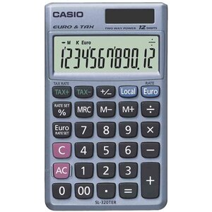 calculatrice SL-320 TER Plus alimentation solaire/pile CASIO