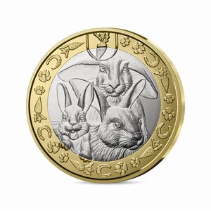 Animaux préférés des Français Monnaie de 5€ métal commun - Lapin