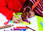 Crayon WOODY 3 en 1 Extra large jaune permanent primaire STABILO